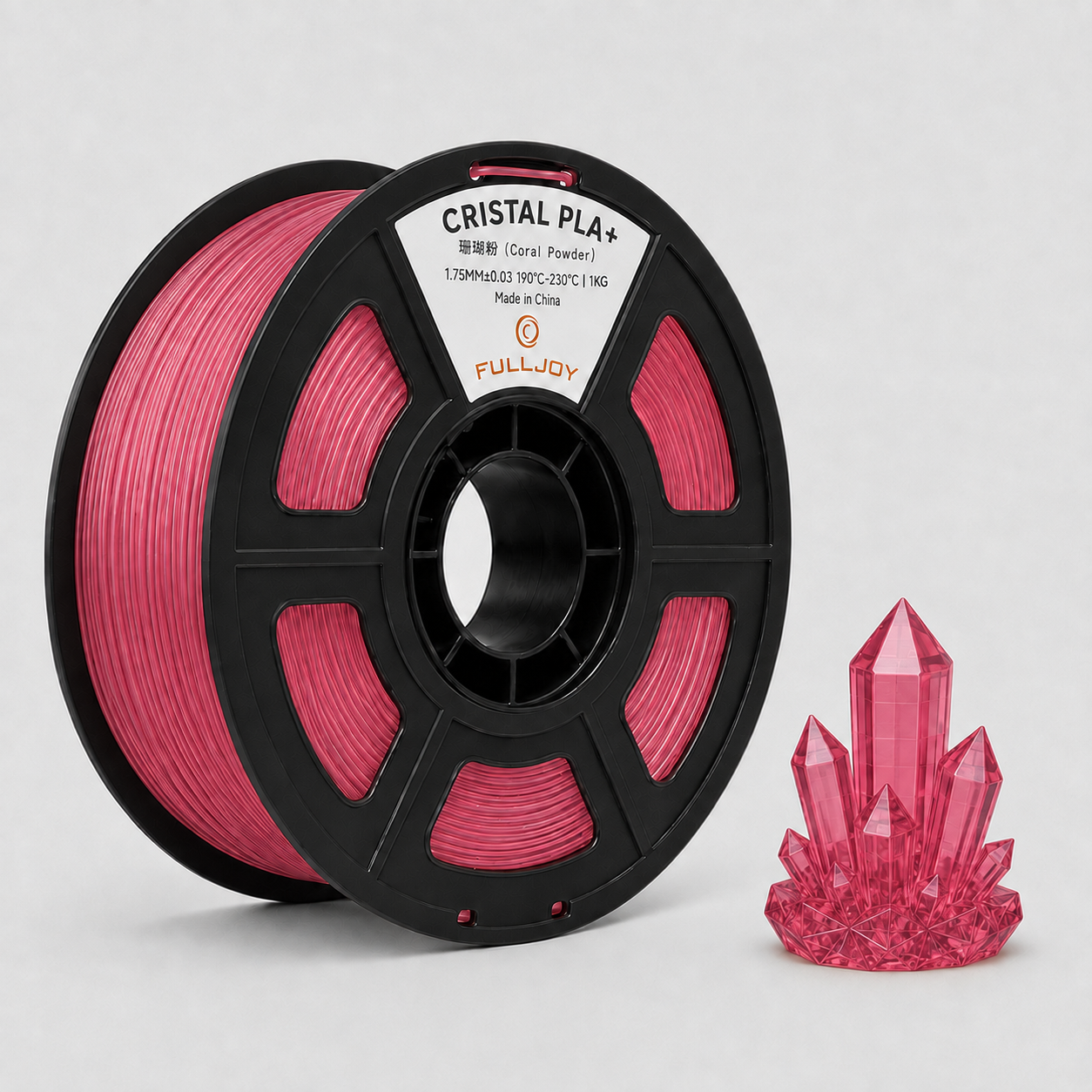 Fulljoy Crystal PLA Roland Purple - Coral Powder
