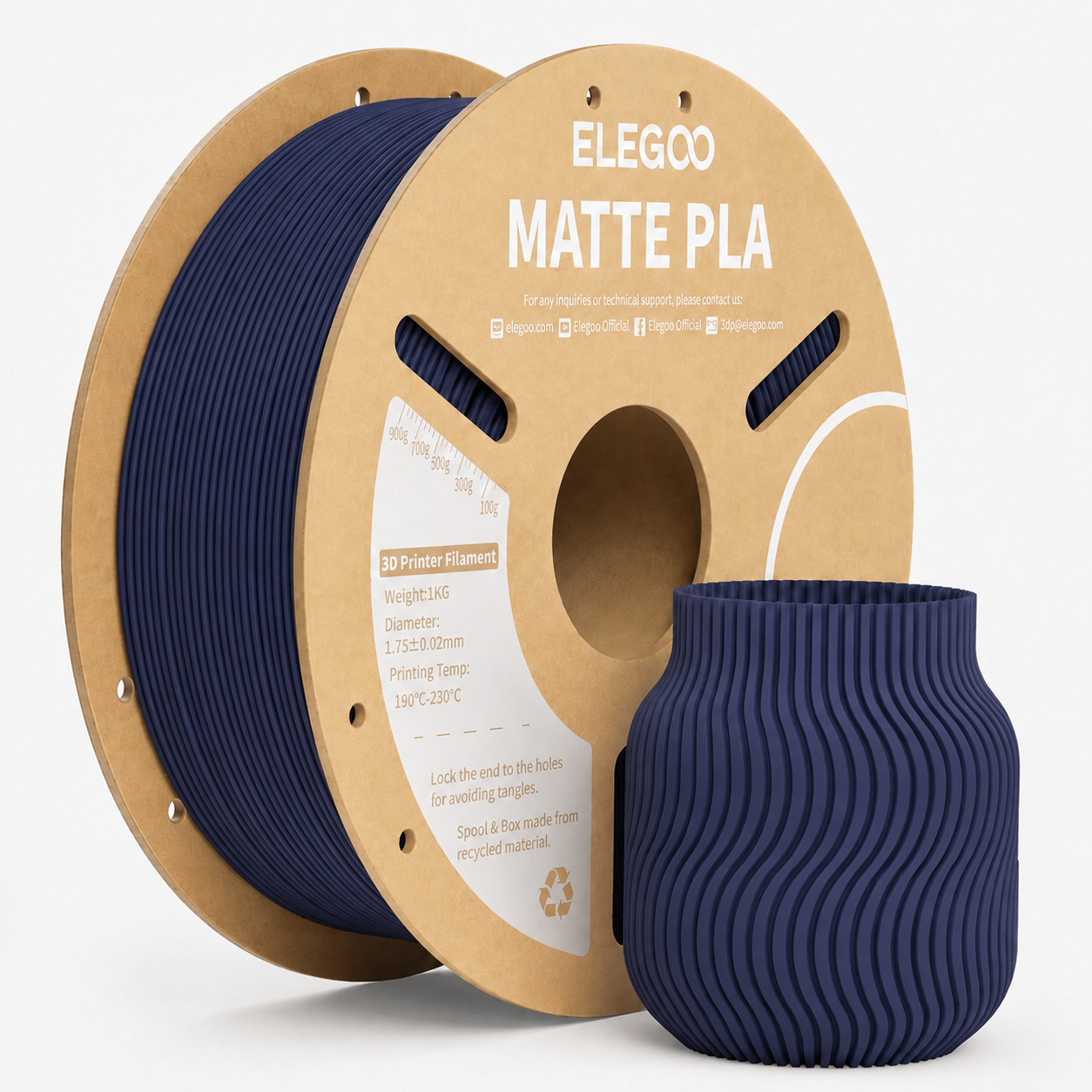 Elegoo PLA Matte - Navy Blue