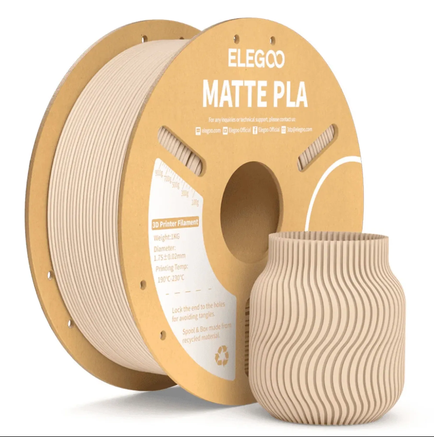 Elegoo PLA Matte - Beige