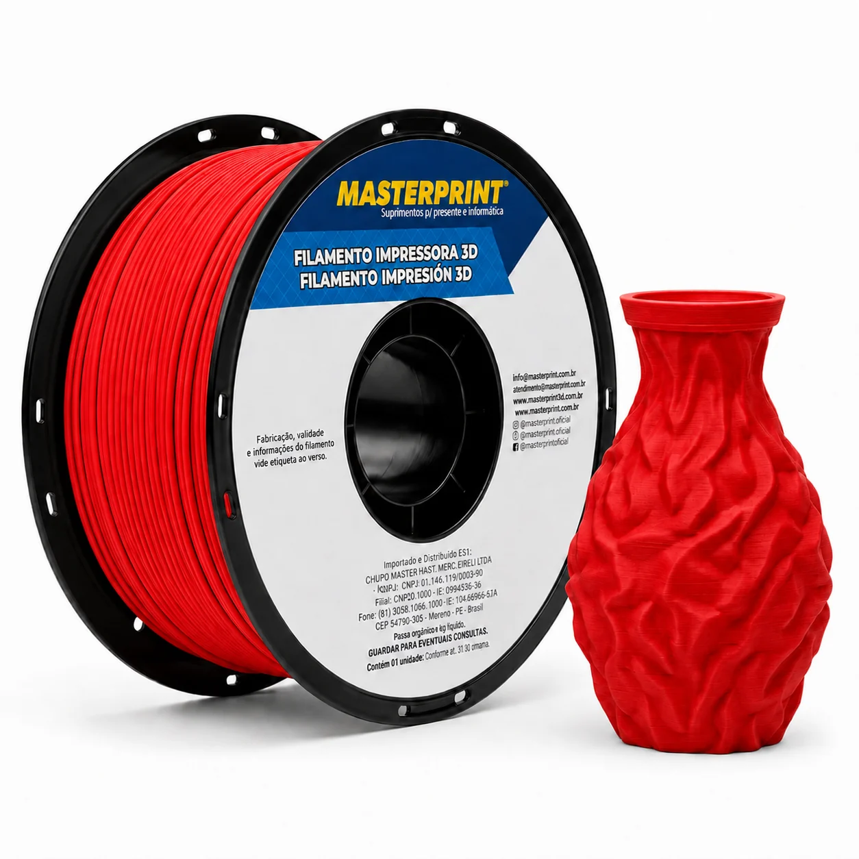 Masterprint PLA Vermelho