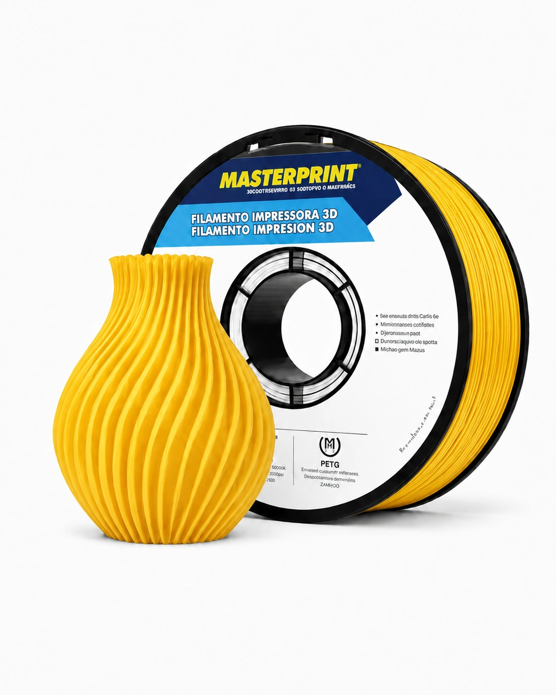 Filamento PLA Amarelo
